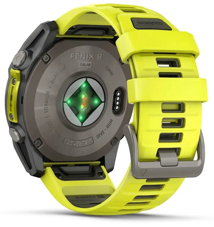 Viedais pulkstenis Garmin Fenix 8 51mm Solar Sapphire 010-02907-21, sudraba