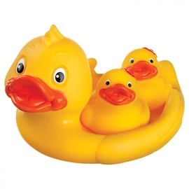 Žaislinis gyvūnas Hencz Toys Bath Duck, geltona, 3 vnt.