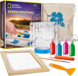 Radošais komplekts National Geographic Screen Printing 4050201-0288, daudzkrāsaina