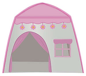 Laste telk Kruzzel House 17489, 90 cm x 130 cm