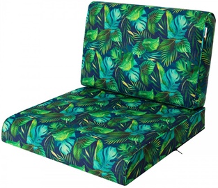 Sēdekļu spilvenu komplekts Hobbygarden Nel R3 NELNIL8, zaļa, 39 x 70 cm