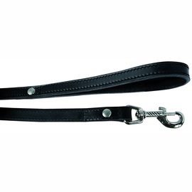 Поводок Zolux Leather Lined, черный, 1 m x 25 mm