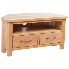 TV-laud VLX Solid Oak Wood 241676, pruun, 880 mm x 420 mm x 460 mm