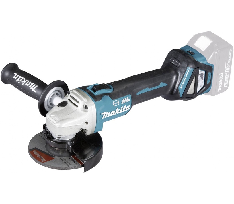 Аккумуляторная угловая шлифовальная машина Makita DGA513Z, 18 В
