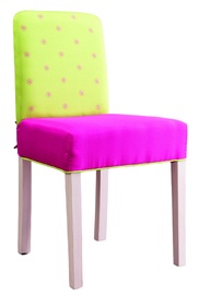 Bērnu krēsls Kalune Design Princess Ribbon, daudzkrāsaina, 43 cm x 87 cm