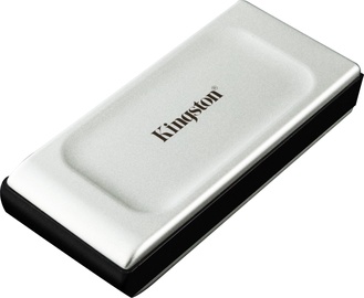 Cietais disks Kingston XS2000, SSD, 4 TB, sudraba