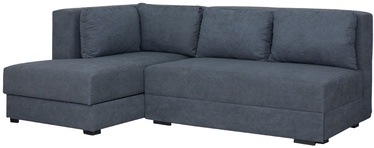 Stūra dīvāns-gulta Bodzio Judyta TJNL-D5/2, tumši pelēka, kreisais, 155 x 225 cm x 77 cm