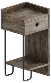 Ночной столик Kalune Design Cactus Left 855DTE3523, темно коричневый, 31.5 x 29.5 см x 60 см