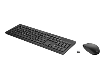 Комплект клавиатуры и мыши HP HP 230 WL EN, черный, беспроводная