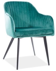 Krēsls Signal Meble Modern Elina Velvet, zaļa (bojāts iepakojums)