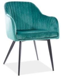 Стул Signal Meble Modern Elina Velvet, зеленый (поврежденная упаковка)
