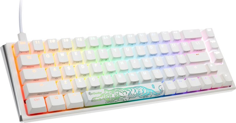 Клавиатура Ducky One 3 Classic One 3 Classic SF Cherry MX SILENT RGB RED, EN, белый