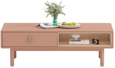 Журнальный столик Home4you Iris, розовый, 120 см x 60 см x 40 см