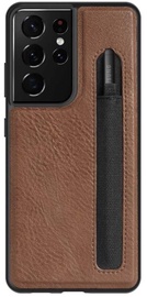 Чехол для телефона Nillkin Aoge, Samsung Galaxy S21 Ultra, коричневый