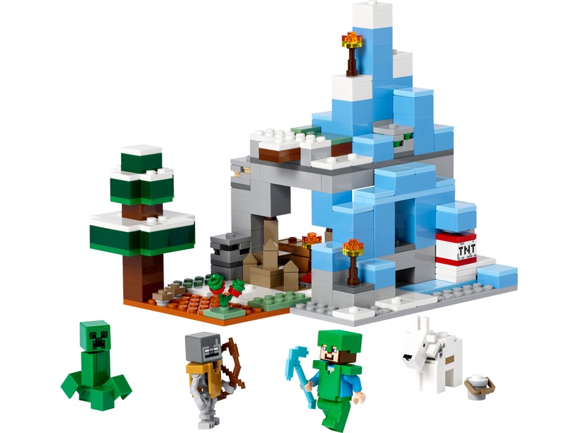 Konstruktor LEGO® Minecraft® Külmunud mäetipud 21243, 304 tk