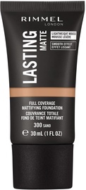 Tonālais krēms Rimmel London Lasting Matte 300 Sand, 30 ml