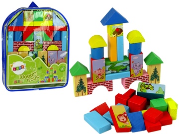 Koka klucīši Lean Toys Animals Castle 10335