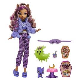 Lelle ar aksesuāriem Monster High Creepover Party Clawdeen Wolf HKY67, 30 cm