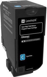 Tonera kasete Lexmark CS720, ciāna (cyan)