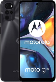 Mobiiltelefon Motorola Moto G22, must, 4GB/64GB