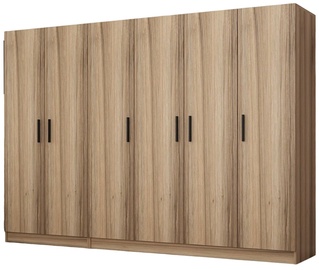 Гардероб Kalune Design Kale 7500, светло-коричневый, 52 см x 270 см x 190 см
