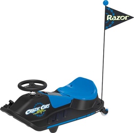Vaikiškas elektromobilis - kartingas Razor Crazy Cart, mėlyna/juoda