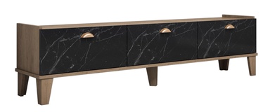 TV galds Kalune Design Sumer E3630, melna/ozola, 178 cm x 34.6 cm x 44.8 cm