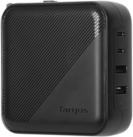 Lādētājs Targus APA109GL, 2 x USB/2 x USB-C, melna