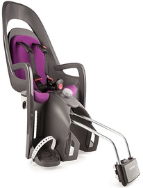 Детское кресло для велосипеда Hamax Caress With Lockable Bracket 553006, серый/фиолетовый, задняя