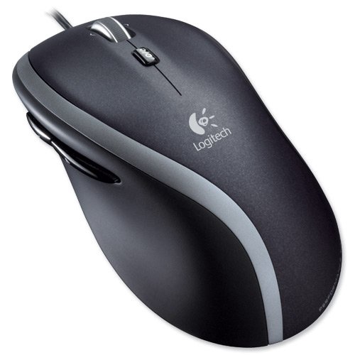 Datorpele Logitech M500, melna/pelēka