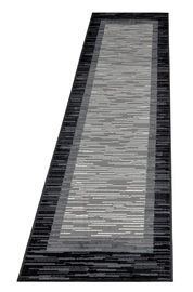 Ковровая дорожка Ayyildiz Base Geometric, белый/черный/серый, 250 см x 80 см
