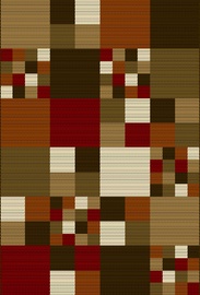 Paklājs Domoletti Original, daudzkrāsains/brūna, 235 cm x 160 cm
