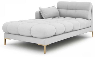 Dīvāns Micadoni Home Mamaia Chaise Longue, gaiši pelēka, kreisais, 185 x 105 cm x 75 cm