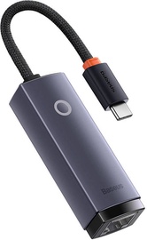Adapter Baseus Lite Series Network Adapter 100 Mbps USB-C Male, RJ-45 Female, hall