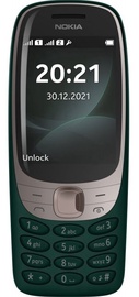 Mobiiltelefon Nokia 6310, roheline, 16MB/8MB