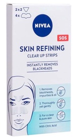 Sejas tīrīšanas sloksnes sievietēm Nivea Skin Refining SOS Clear Up Strips