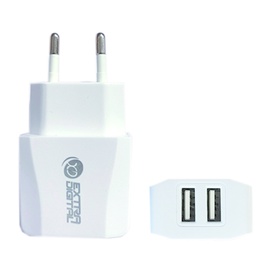 Адаптер Extra Digital SC230242, 2 x USB 2.0, белый