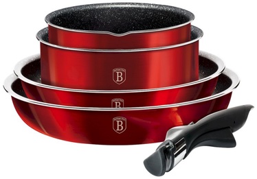 Katlu komplekts Berlinger Haus Metallic Line Burgundy Edition BH-6145, 160 - 240 mm, 1 - 2.5 l, 9 gab.