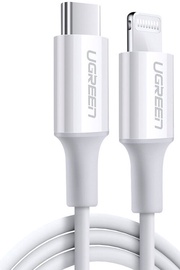 Laidas Ugreen US171, Lightning/1x USB Type-C, 0.25 m, balta