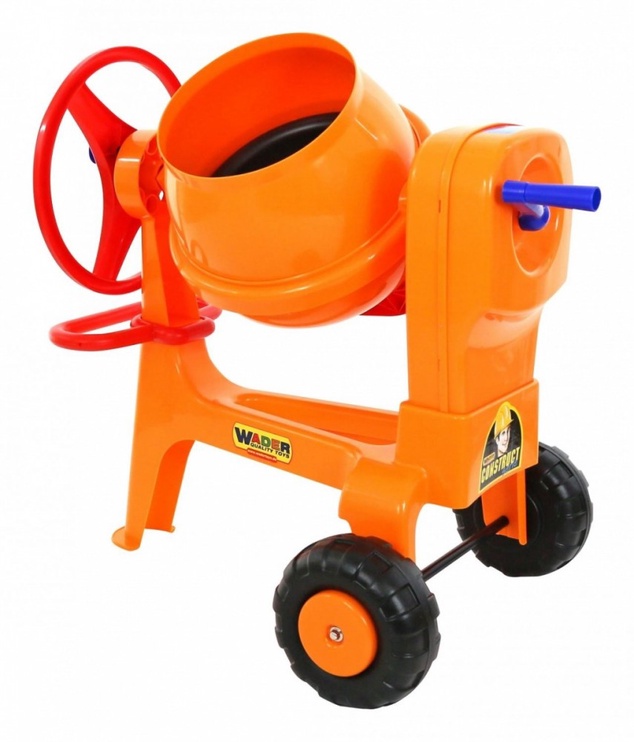 Уличная игрушка Wader-Polesie Cement Mixer 38937, 36 см x 66.5 см, желтый