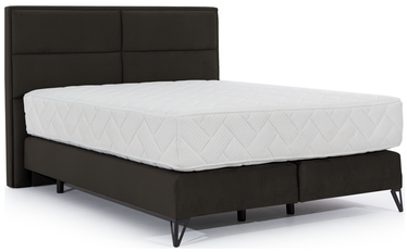 Кровать двухместная континентальная Safiro Nube 22, 160 x 200 cm, темно коричневый, с матрасом