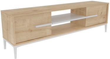TV-laud Kalune Design Eslem, tamm/valge, 29.6 cm x 120 cm x 43.6 cm