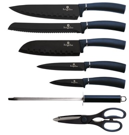 Набор кухонных ножей Berlinger Haus Metallic Line Aquamarine Edition BH-2564, 8 шт.