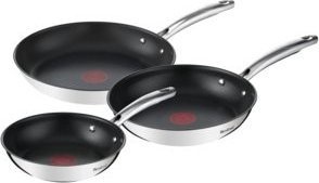 Pannide komplekt Tefal, 28 cm, roostevaba teras
