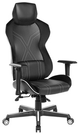 Игровое кресло Home4you Master 1, белый/черный