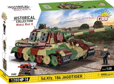 Konstruktorius Cobi Historical Collection Sd.Kfz. 186 Jagdtiger 2580, plastikas