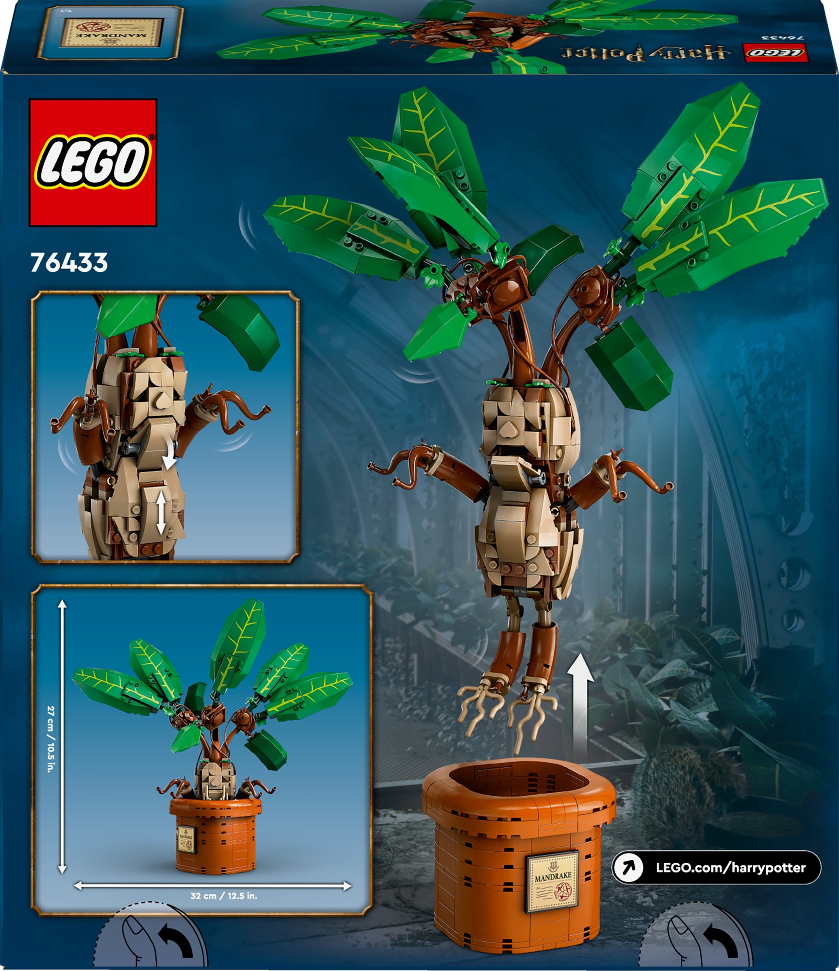 Конструктор LEGO® Harry Potter Mandrake 76433 - 1a.lt