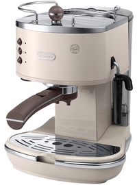 Kafijas automāts DeLonghi Icona Vintage ECOV 311. BG, smilškrāsas, 1110 W (bojāts iepakojums)