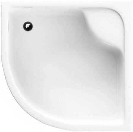 Dušialus Schaedler Standard L 80 x 80 x 28/41 cm, R55, valge (defekti/puudusega kaup)