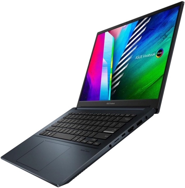 Portatīvais dators Asus Vivobook S14 OLED M3401QC-KM043W, AMD Ryzen 7 5800H, 16 GB, 512 GB, 14 ", Nvidia GeForce RTX 3050, zila